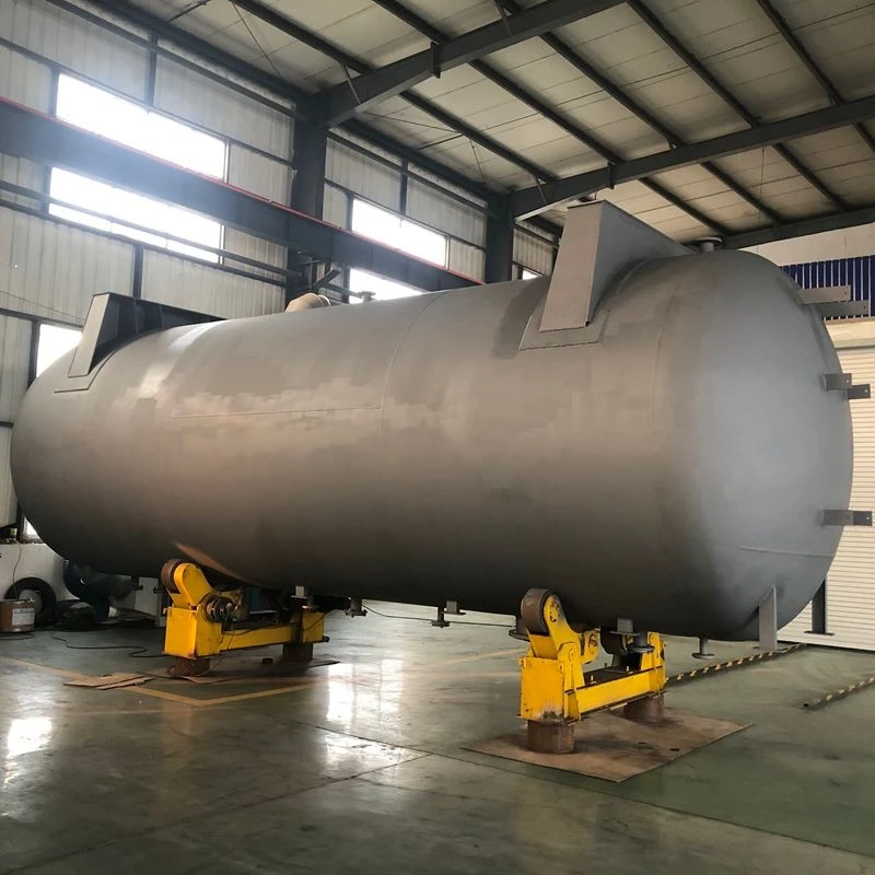 Tanque de almacenamiento de producción química recubierto de PFA