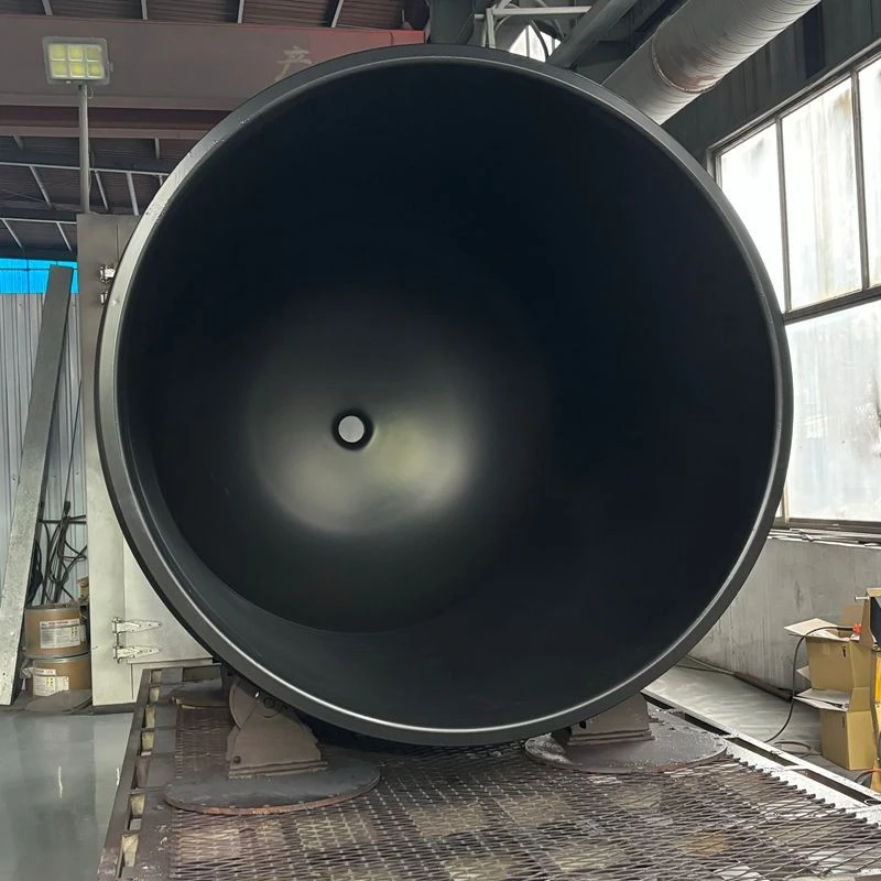 Tanque de almacenamiento de productos químicos recubierto de PFA