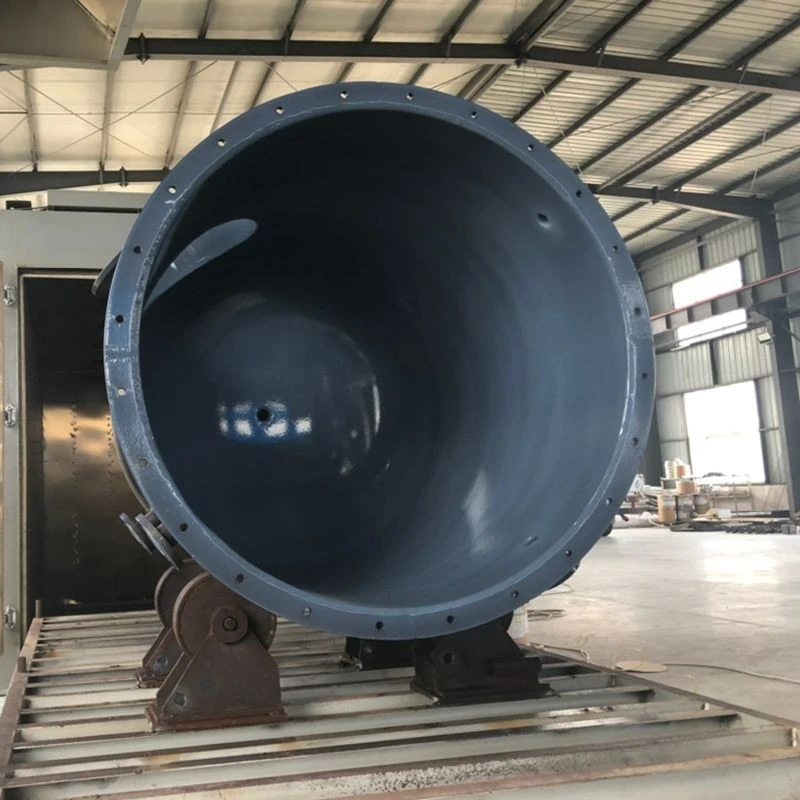Tanque de reacción química industrial recubierto de PFA
