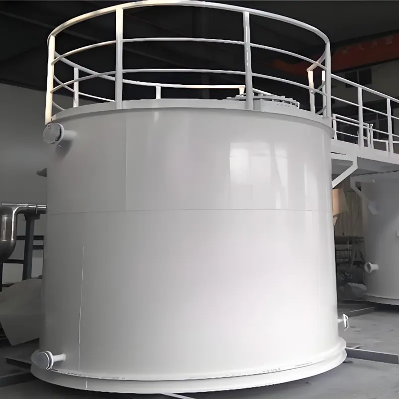 Tanque de almacenamiento de productos químicos resistente al ácido revestido de PTFE