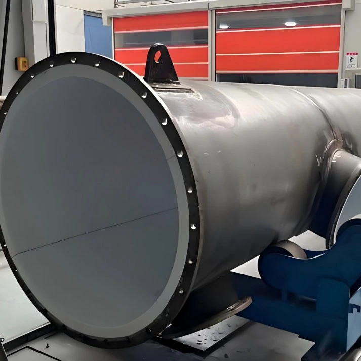 Sistema de columna de separación industrial revestido de PTFE
